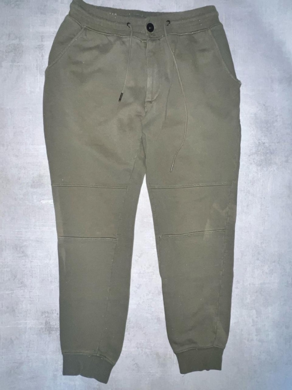 Bullhead Olive Green Men's Jogger Sweatpants with Drawstring